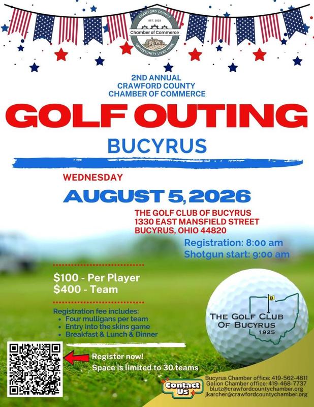 Annual Crawford County Golf Outing - Bucyrus header image