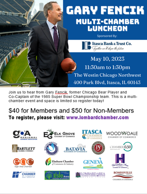 Gary Fencik Multi-Chamber Luncheon header image