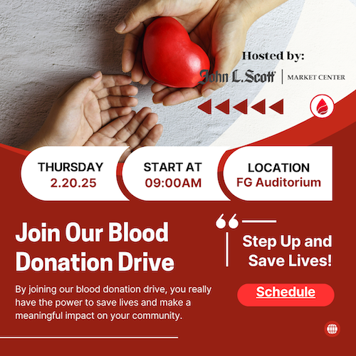 Blood Donation Drive header image