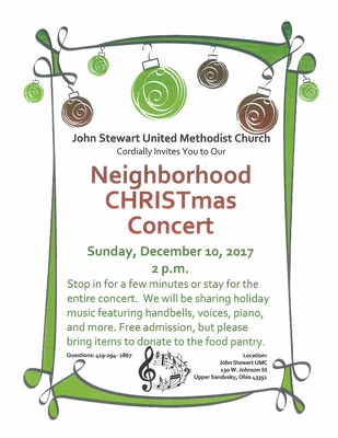 Neighborhood CHRISTmas Concert header image