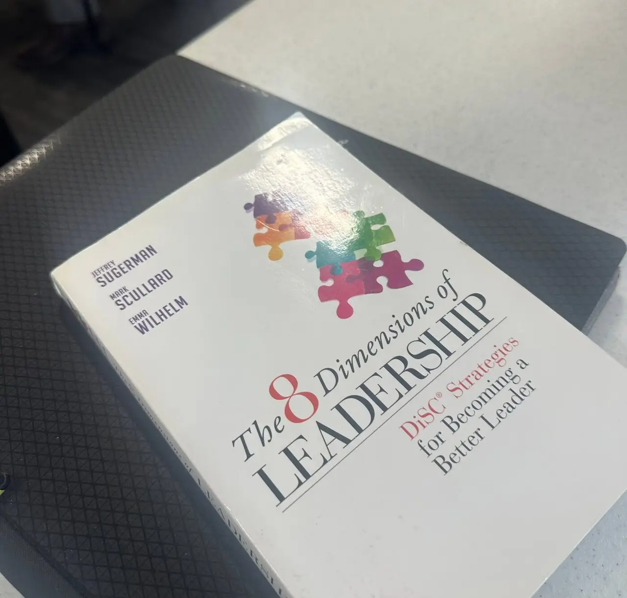 Leadership book used during a Leadership Wyandot session