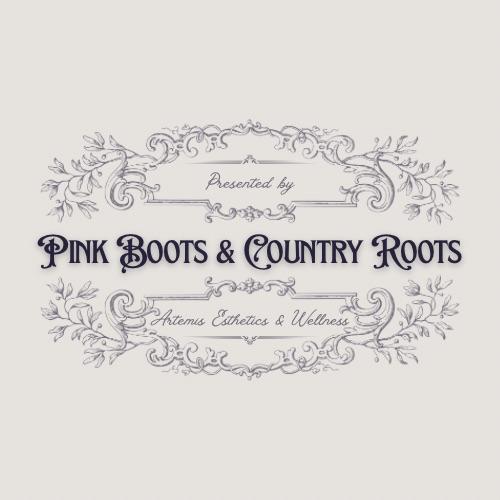 Pink Boots & County Roots logo