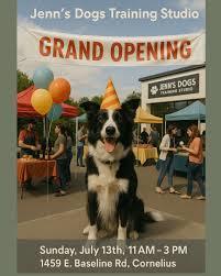 Jenn's Dogs Training Studio Grand Opening header image